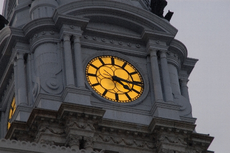 Outdoor clock time monument Photo