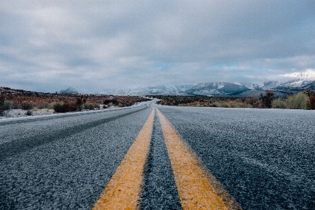 Landscape horizon mountain snow Photo