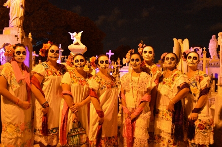 Foto Rakyat halloween kematian tengkorak