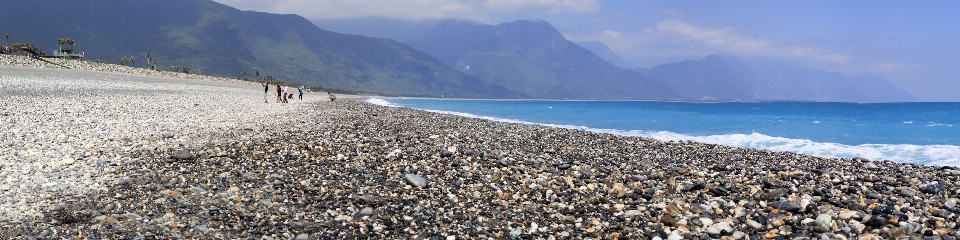 Pantai lanskap laut pesisir