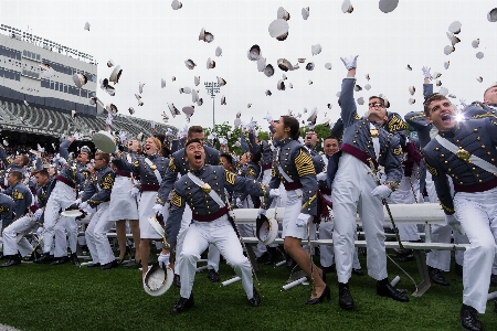 Foto Multidão militares celebração exército