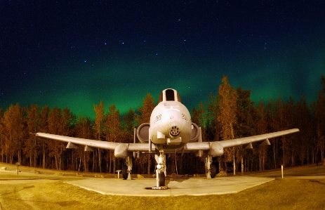 Sky night cosmos airplane Photo