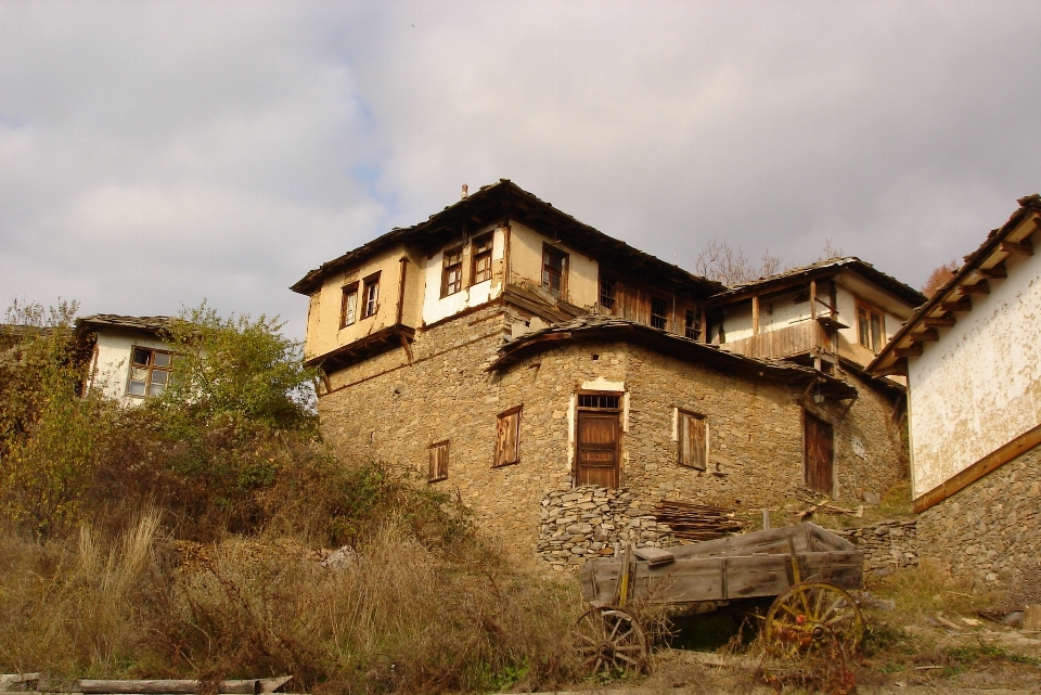 Countryside villa house building