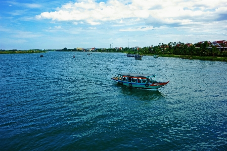 Sea water boat shore Photo