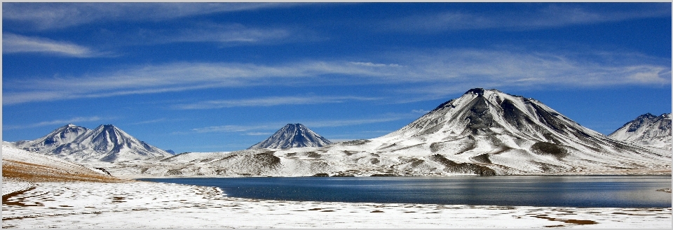 Mountain snow winter range