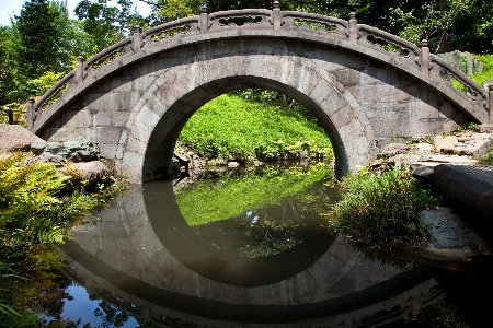 Photo Paysage eau architecture pont