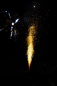 Light night recreation sparkler Photo