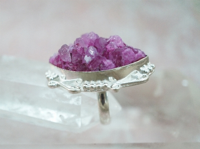 Ring purple petal fashion Photo