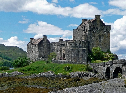 Foto Paesaggio edificio chateau
 castello