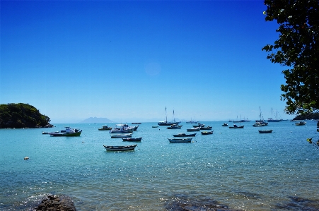 Foto Pantai lanskap laut pesisir