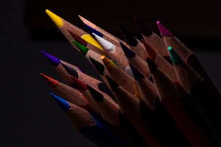 Hand pencil light leaf Photo