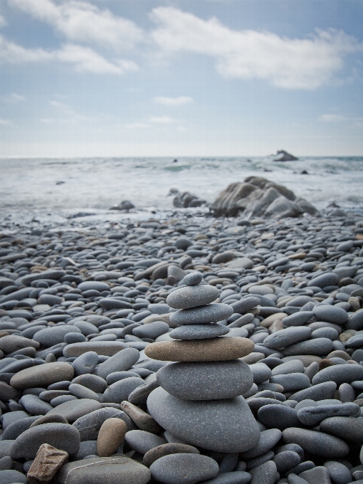 Beach landscape sea coast