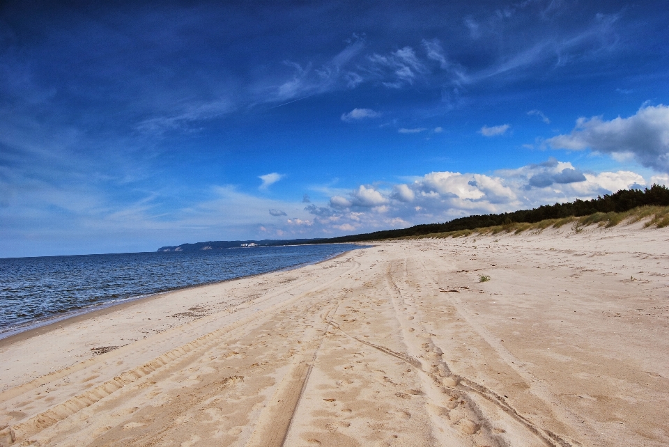 Pantai laut pesisir pasir