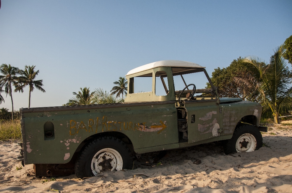 Beach car jeep truck