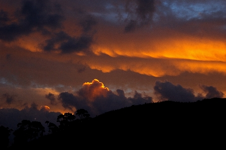 Landscape horizon mountain light Photo