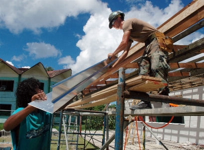 Work tree roof building Photo