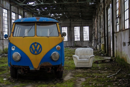 Old train transport vehicle Photo