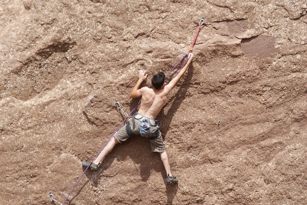 Outdoor sand rock mountain Photo