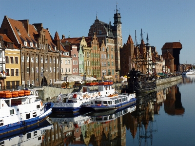 Zdjęcie Dock łódź miasto kanał
