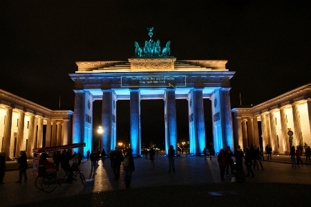 Light structure night monument Photo