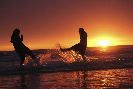 Strand meer wasser ozean Foto