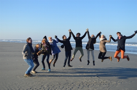 Beach sea sand group Photo