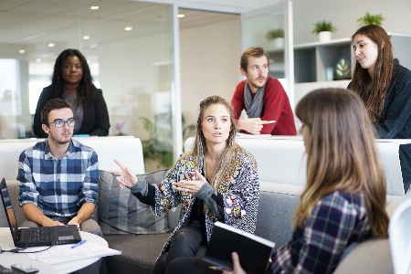 Working person people meeting Photo