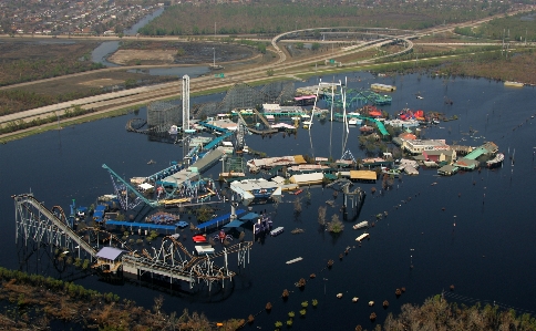 Dock amusement park weather storm Photo