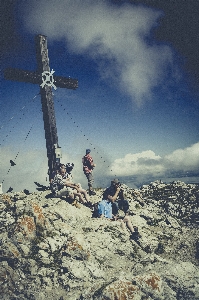 Mountain snow sky adventure Photo