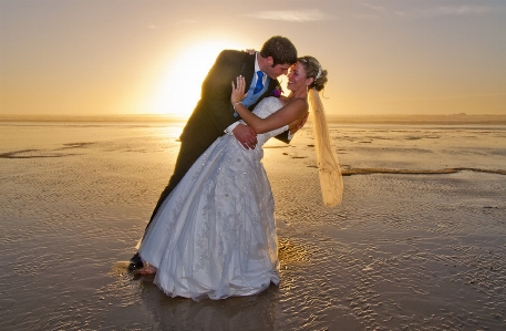 Man beach sea sand Photo