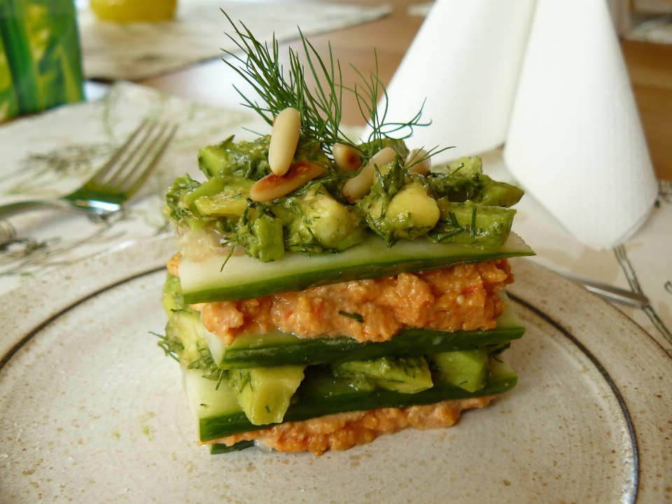 Kalt gericht mahlzeit essen