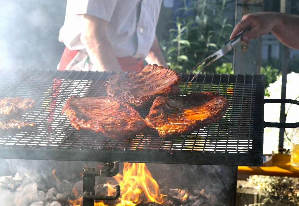 Tabak yiyecek yemek pişirmek barbekü
