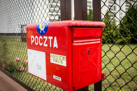 Foto Vermelho carta caixa de correio email