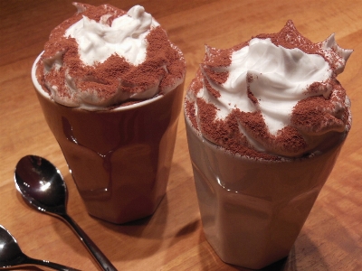 カフェ コーヒー ホットチョコレート
 カプチーノ
 写真