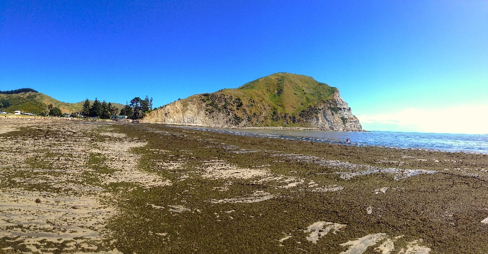 Pantai lanskap laut pesisir