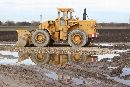 Work water sand tractor Photo