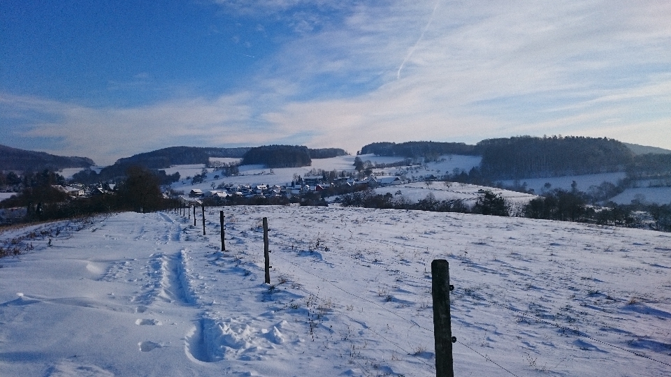 Natureza montanha neve frio