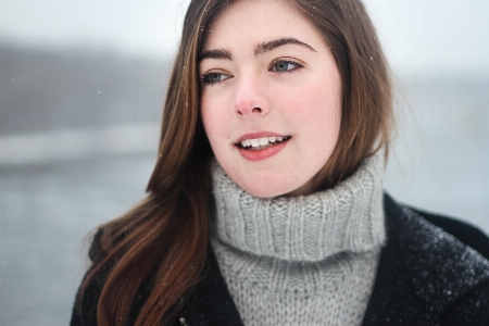 Foto Natura persona nevicare freddo