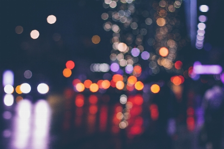 Light bokeh blur abstract Photo