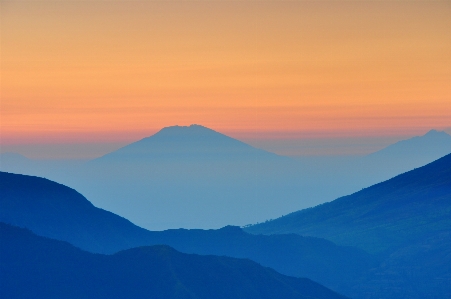 Landscape horizon mountain cloud Photo