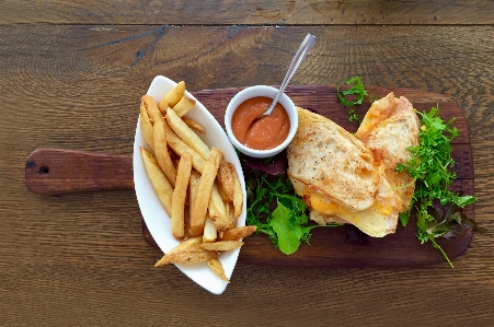 Table wood restaurant dish Photo