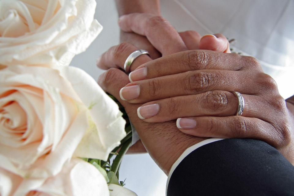 Hand people woman ring