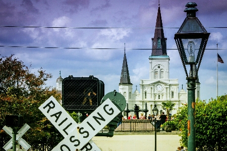 Photo Chemin de fer ville paysage urbain la tour