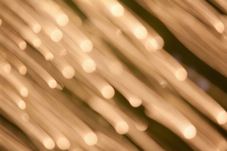 Light bokeh glowing wood Photo