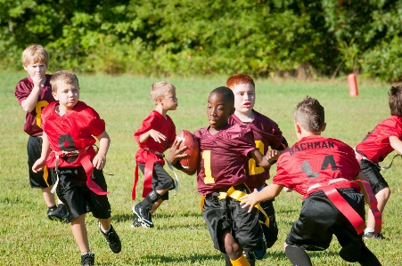 Sport game youth flag Photo