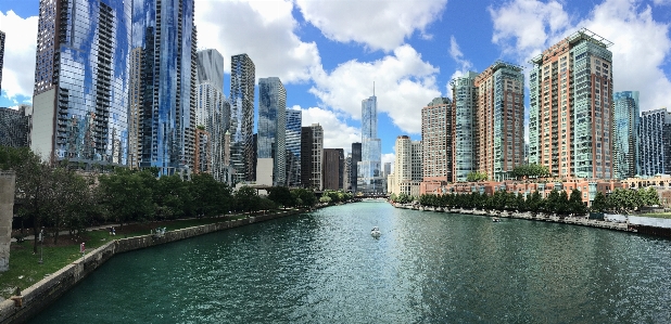 Water architecture skyline city Photo