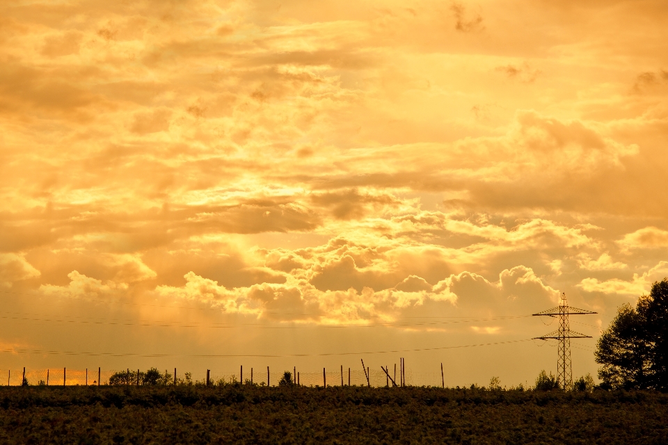 Paesaggio orizzonte nube cielo