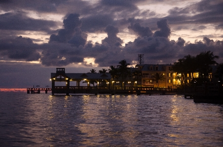 Beach sea water horizon Photo