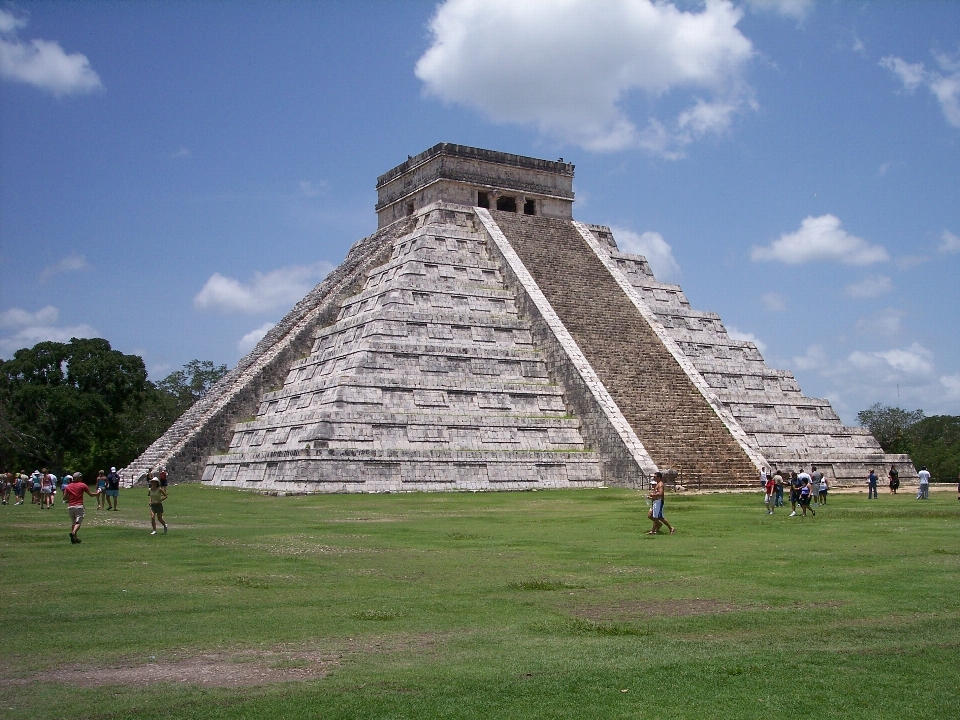 Stone monument pyramid ancient