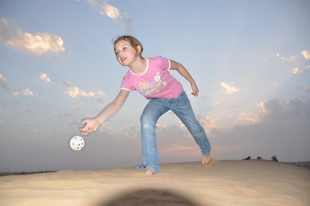 Foto Areia pessoa garota fotografia